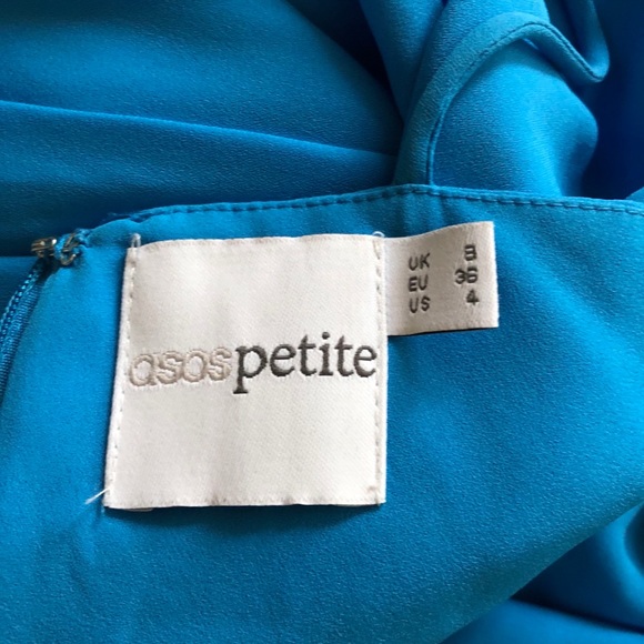 Asos Light Blue Cocktail Mini Dress - Picture 5 of 7